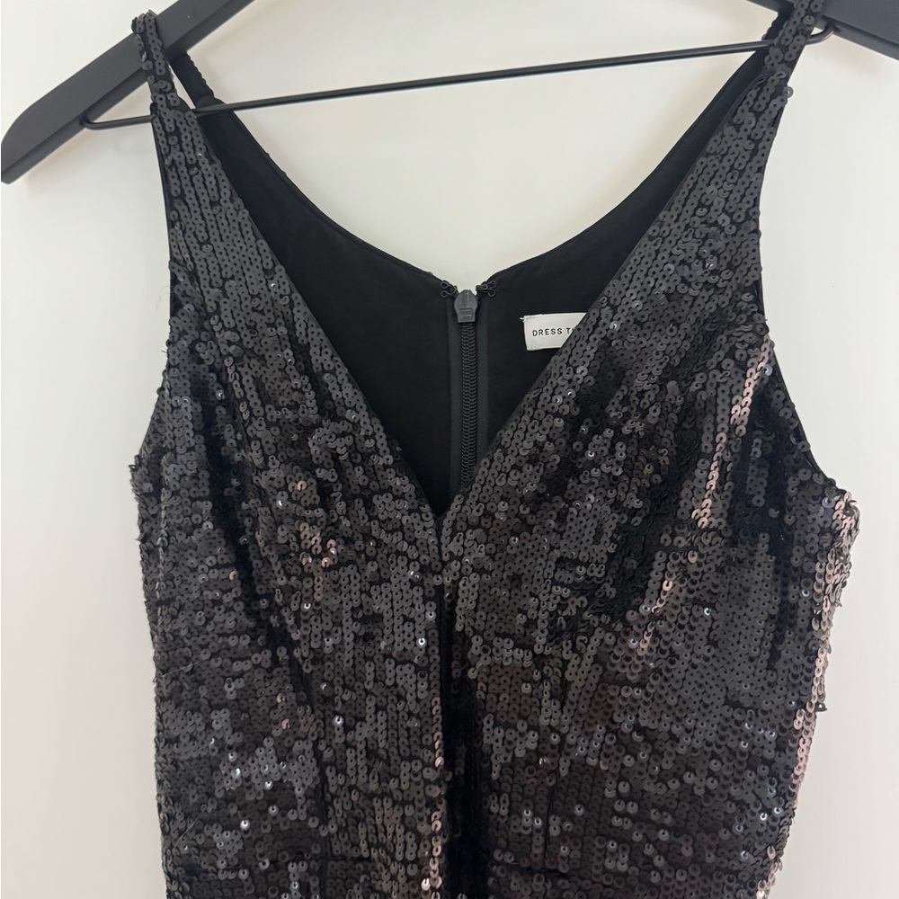Dress the Population Black Sequin Maxi Gown - Picture 3 of 7